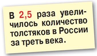 Станет ли Россия страной толстяков - «Здоровая жизнь»