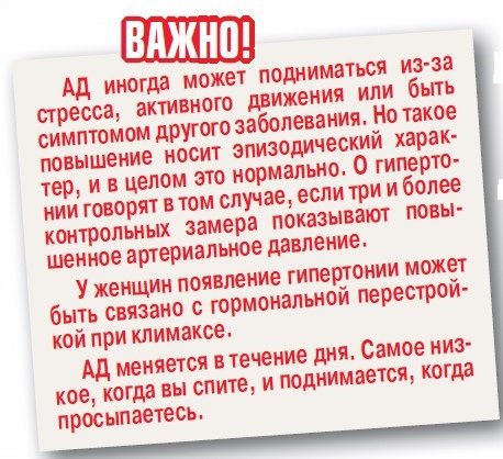 Ликбез гипертоника - «Здоровая жизнь»